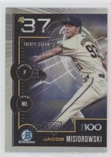 2025 Bowman Bowman Scouts Top 100 Chrome Jacob Misiorowski #BTP-37