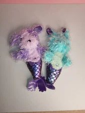 Little Live Scruff a Luvs Shimmer Mermaid Lot  Puppy Bunny Plush Toy Moose