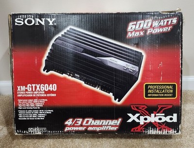 Sony XMGTX6040 4-Channel Car Amp for sale online | eBay