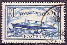 TIMBRE 1935-36 FRANCE NORMANDIE N° 299-OBL.TB-VOIR SCAN-