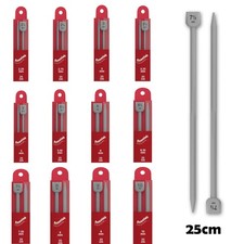 Knitting Needles Whitecroft Essentials Knit Pins 17 Sizes in 25cm Length