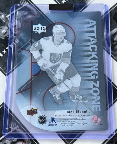 Jack Eichel #AZ-12 2022 Upper Deck Attacking Zone card