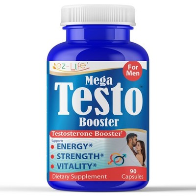 Mega Testo Booster Male Enhancement   & Libido Support Formula- 90 Capsule