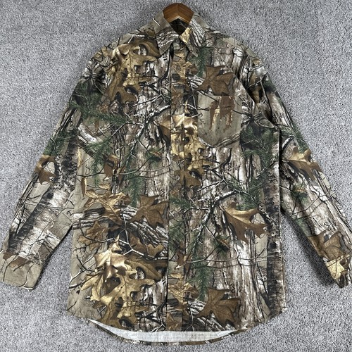 Red Head Realtree Xtra Shirt Mens S Camouflage Ripstop Lightweight L/S Hunting