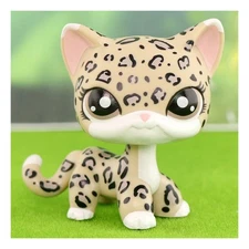 Custom Rare Shorthair Leopard Cat Figure Mini Pet Shop Toy Exclusive Design Gift