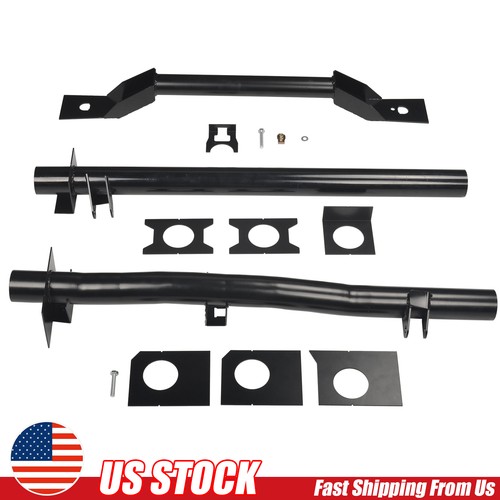 3X Front&Rear Fuel Tank Support & Rear Shock Mount Crossmember Kit for Chevy