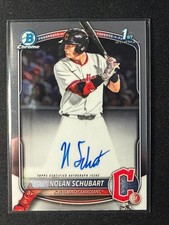 2025 Bowman Chrome 1st Draft Nolan Schubart Auto