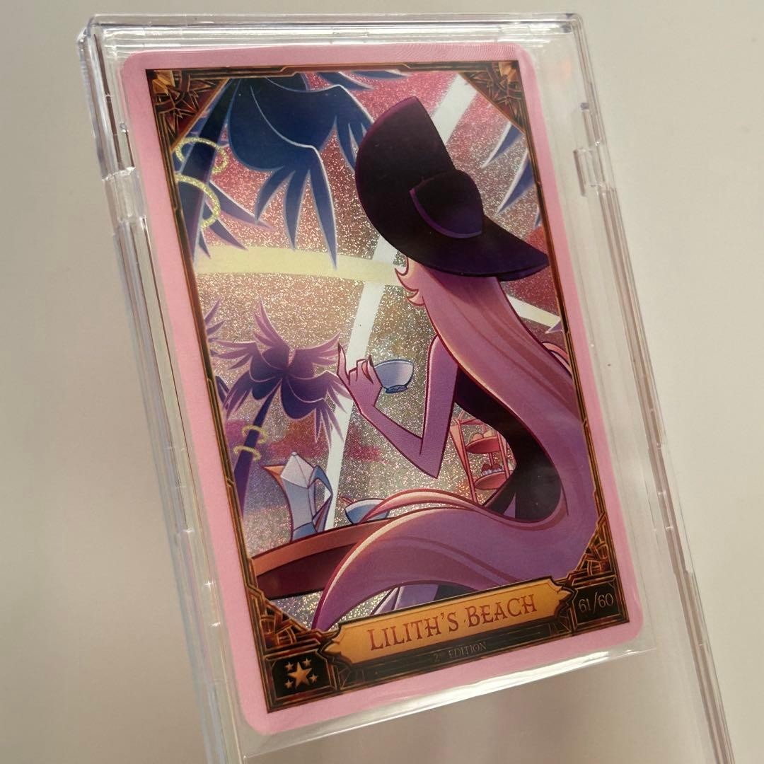 ハズビンホテル トレカ シークレットレアLILITH'S BEACH Hazbin Hotel Lilith's Beach Secret Rare Foil 2nd Edition S2