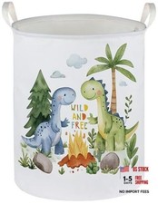 Kids Laundry Hamper,Dinosaur Laundry Basket Collapsible Boys 1 Cute Dinosaur