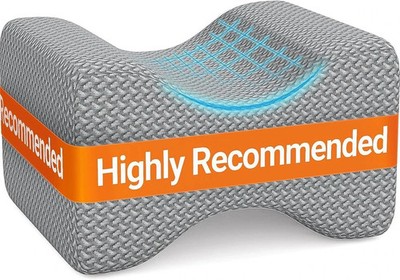 Memory Foam Knee Pillow, Knee Pillow for Side Sleepers, Leg Pillows for Sleeping