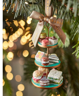 Fortnum and mason christmas ornament uk british cake stand london tea bauble