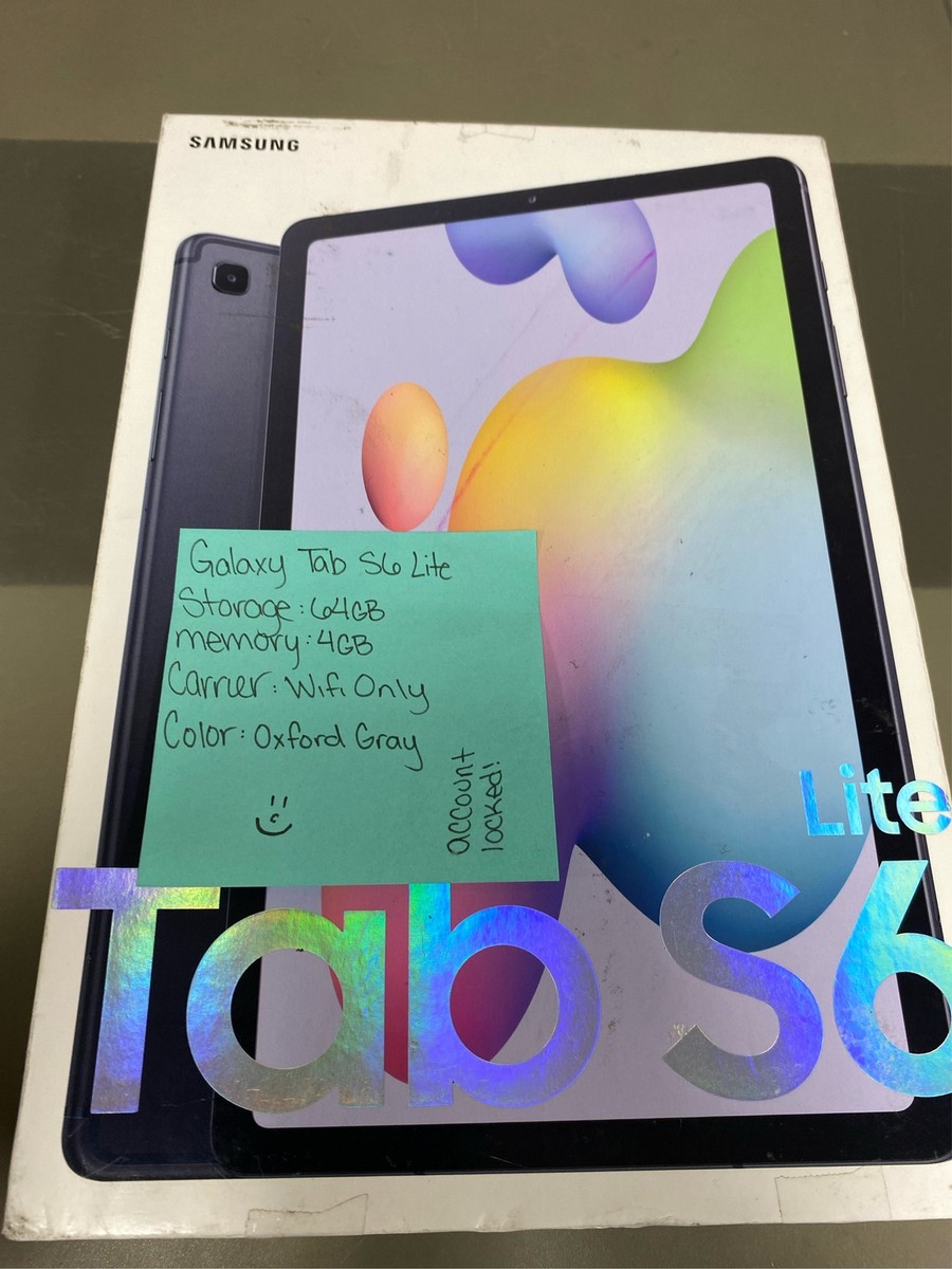 Samsung Galaxy Tab S6 Lite 64GB, Wi-Fi, 10.4 inch - Black for sale