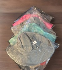 5 Pack Kids upf 50 sun bucket Hats 2-6 year s old 3 Gray, 1 Pink, 1 Turquoise