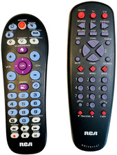 RCA RCR414BHE Remote Control  Universal Remote Control Lot of 2