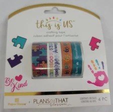 Paper House This Is Us Crafting Washi Tape Autism Awareness