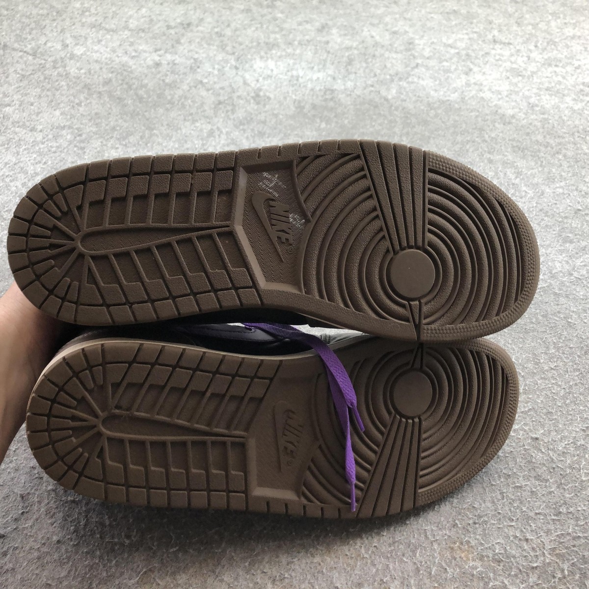 Jordan Air Jordan 1 Mid Shoes Mens 12 Brown Purple Mid Palomino