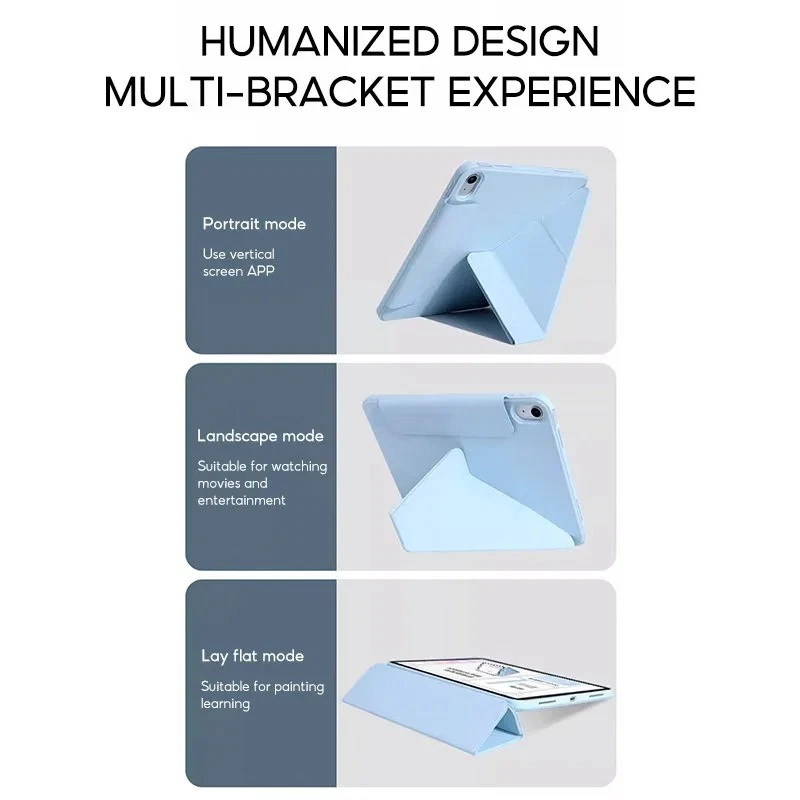 Shockproof Flip Stand Case Cover for iPad 7/ 8th 9th 10th 11th A16 Gen Pro 11 M4 - Image 3 of 4