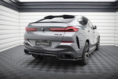 Maxton Design Diffusor Heckansatz V.1 passend für BMW X6 M-Paket G06 FL schwarz