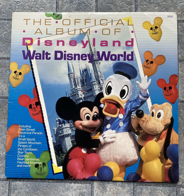 The Official Album Of Disneyland / Walt Disney World Vinyl | eBay