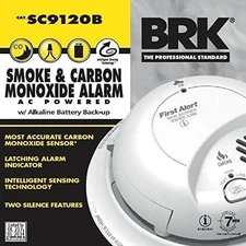 BRK SC9120B Smoke & Carbon Monoxide Detector FIRST ALERT SMOKE DETECTOR