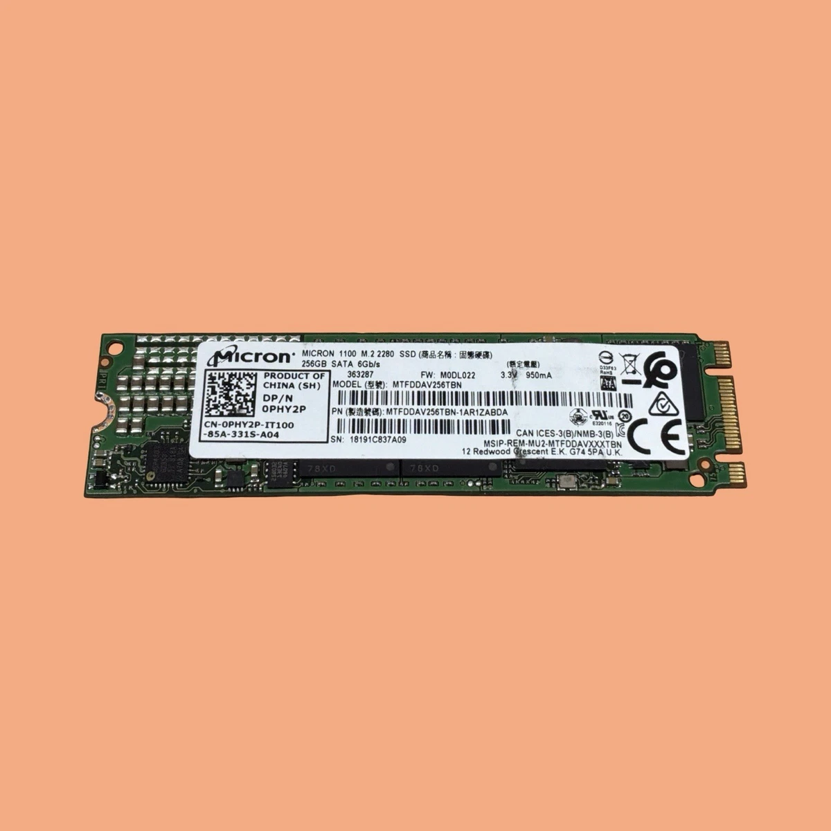 Micron M.2 Interface 256 GB Solid State Drives for sale - eBay