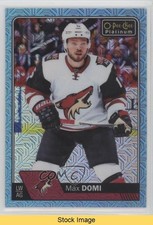 2016-17 O-Pee-Chee Platinum Ice Blue Traxx Max Domi #110 READ 01ks