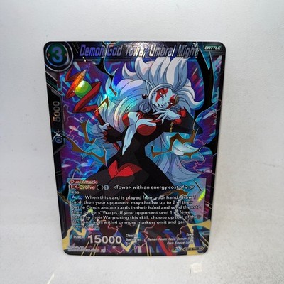 Demon God Towa, Umbral Might BT16-115 Realm of the Gods Dragon Ball Super Foil