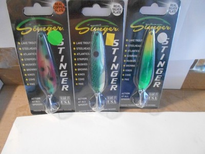 Michigan Stinger  Trolling Spoons Salmon Walleye  -3 3 /4'' Lot # 70