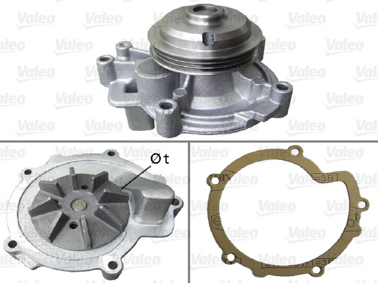 Pompe à eau de refroidissement moteur VALEO 506596 pour circuit thermique automobile