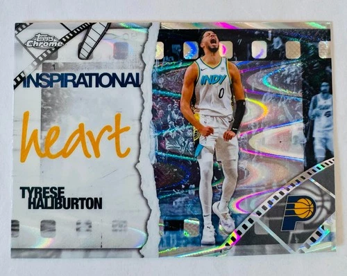 2025 Topps Chrome Tyrese Haliburton Base (RAW)