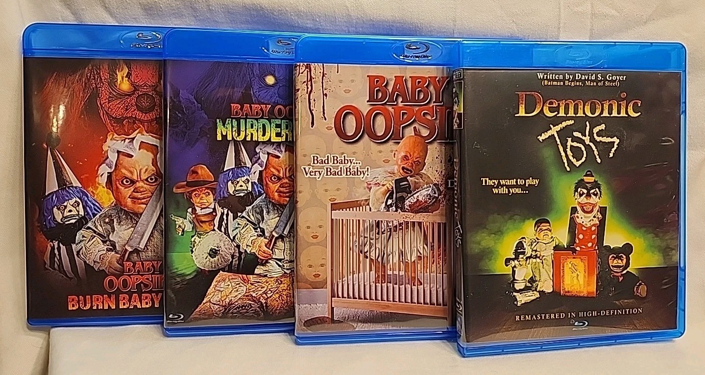 Baby Oopsie - Blu-ray Trilogy + Demonic Toys - US Region Free - Full Moon Horror
