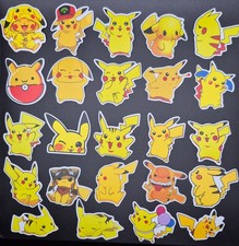 100 Pc Pikachu Stickers Pokemon Sticker Pack ...