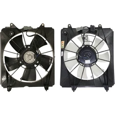 Radiator Cooling Fan and A/C Condenser Fan Set For 2007-2009 Honda CR-V