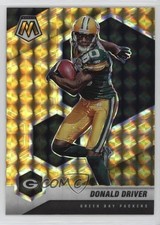 2021 Panini Mosaic Reactive Yellow Mosaic Prizm Donald Driver #80 1ew5