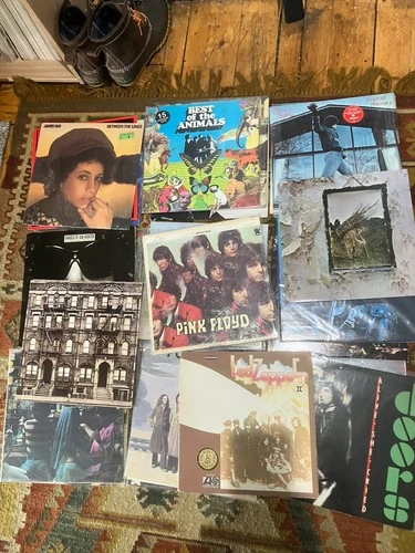 vinyl records classic rock 24 total lot Led Zeppelin Tom Petty Captain Beefheart