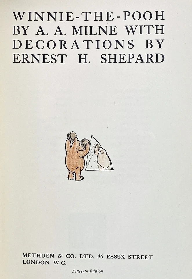 1934 WINNIE THE POOH Cheap FIRST EDITION House at Corner A MILNE Rare METHUEN uk - Image 4 of 4