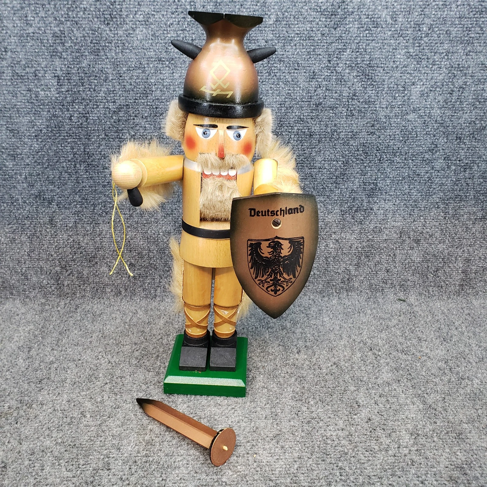 15" STEINBACH HERMANN CHERUSCAN NUTCRACKER GERMANY BROKEN