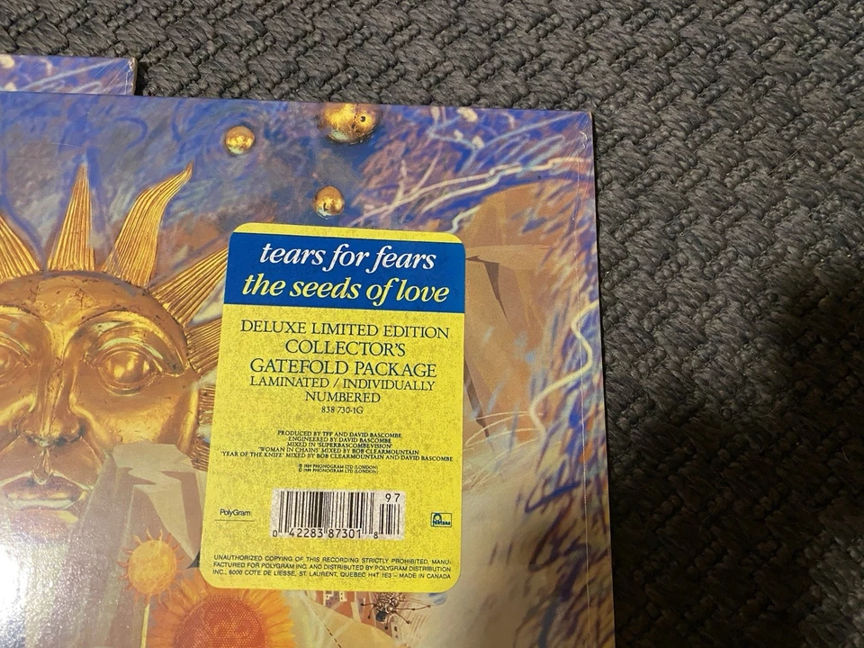 Tears For Fears – The Seeds Of Love Sealed 1989 Limited-E, Numbered, Vinyl LP - Image 2 of 4