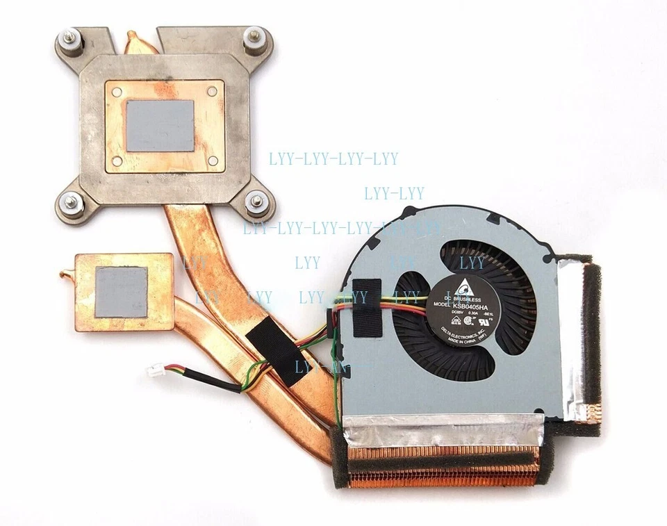 New Lenovo IBM ThinkPad T430 T430i CPU Delta Fan + Heatsink 04W3269 04X3788 - Image 2 of 2