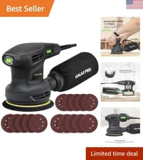 Powerful Orbital Sander with 6 Variable Speeds & Dust Collector - 280W, 15Pcs...
