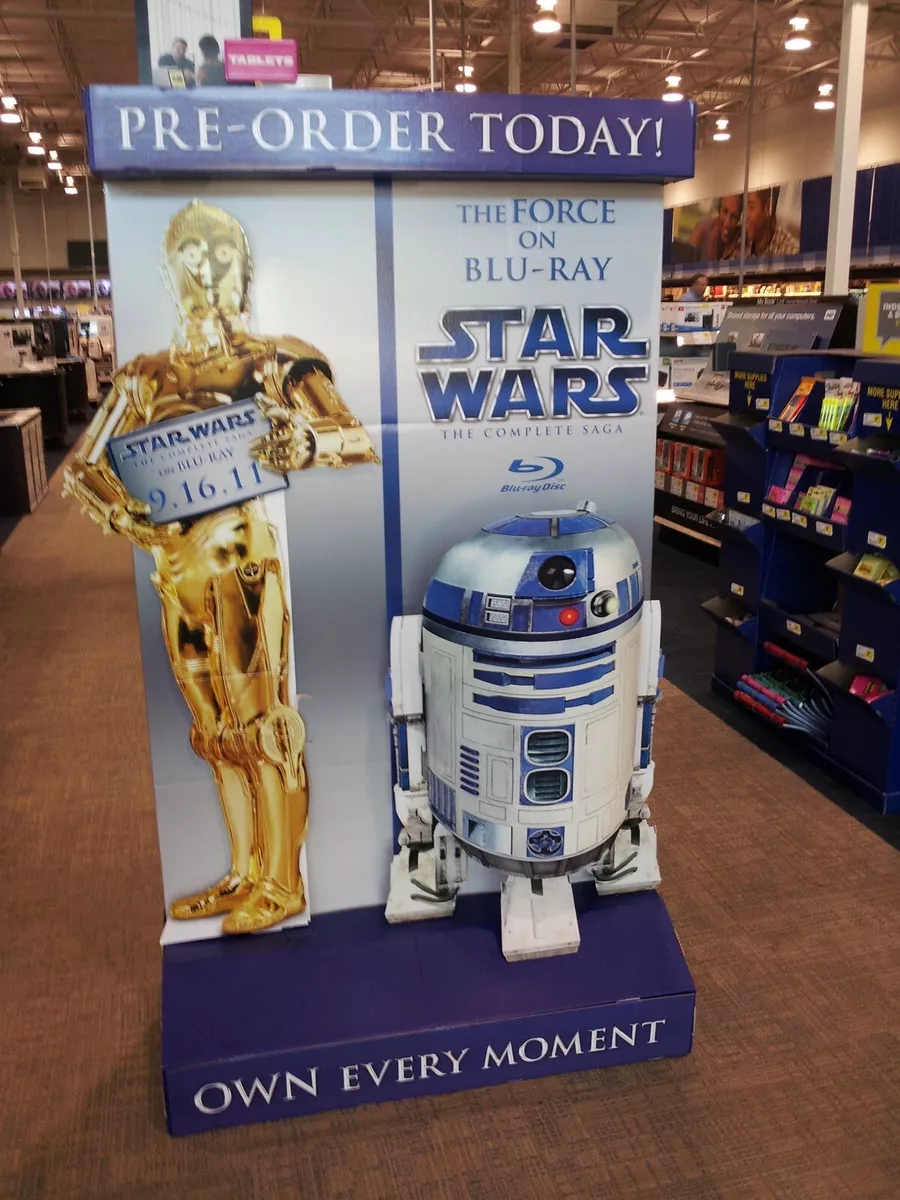 Star Wars store display With R2D2 C3PO eBay