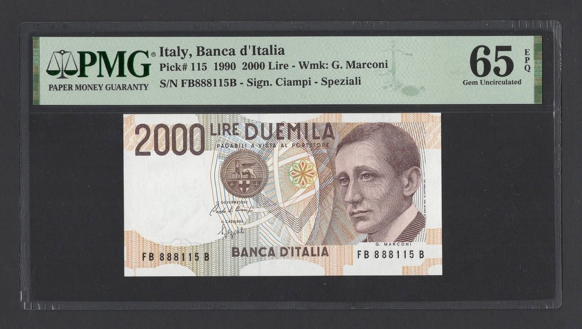 2000 Italian, Sammarinese & Vatican Paper Money for sale | eBay