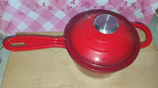 Casserole en fonte émaillée rouge ERNESTO 16 cm tous feux