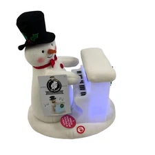 Hallmark 2023 Singing/Piano Playing 20th Anniversary Snowman Plush New 8893
