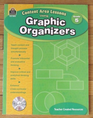 Content Area Lessons Using GRAPHIC ORGANIZERS Grade 5 w/CD TCR Lk New