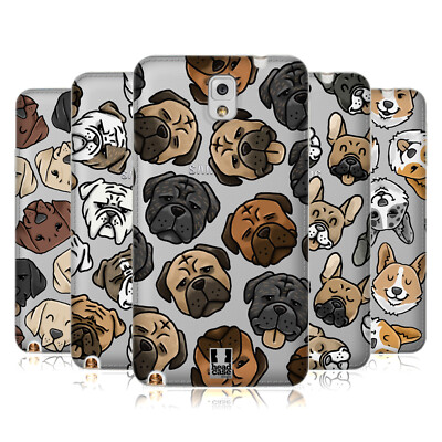 HEAD CASE DESIGNS HUND HAUPTMUSTER SOFT GEL HANDYHÜLLE FÜR SAMSUNG HANDYS 2