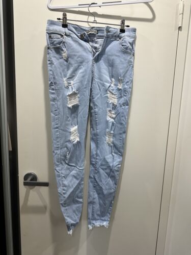 Ripped Denim Jeans  - Size 10 - Picture 1 of 3