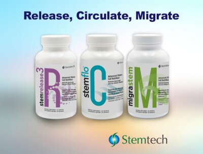 StemRCM by Stemtech Research Advanced Stem Cell - Stemrelease 3 + StemFlo +  