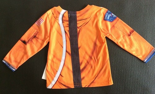 Astronaut L/S T-Shirt kid size 2T Faux image 100% poly - Picture 6 of 8