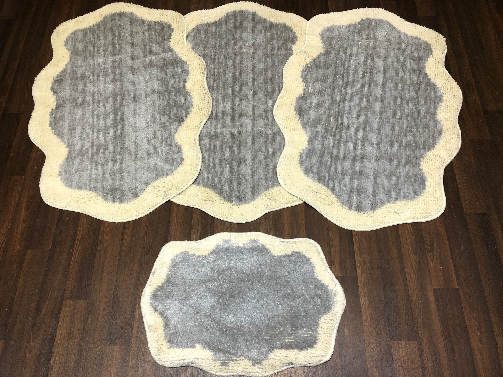 ROMANY WASHABLE GYPSY MATS 4PC SET QUALITY NON SLIP NEW DESIGN LT